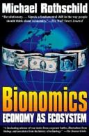 Cover of: Bionomics by Rothschild, Michael