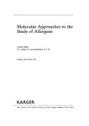 Molecular approaches to the study of allergens by B. A. Baldo