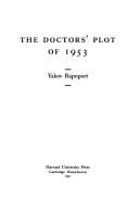 The doctors' plot of 1953 by Rapoport, I͡A. L.