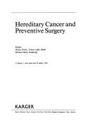 Cover of: Hereditary cancer and preventive surgery