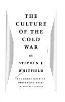 Cover of: The culture of the cold war