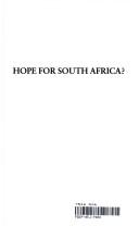 Cover of: Hope for South Africa?