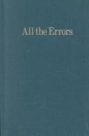 Cover of: All the errors