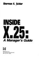 Cover of: Inside X.25 by Sherman K. Schlar