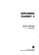 Cover of: Exploring CADKey 1 | David C. Reichard