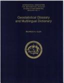 Geostatistical glossary and multilingual dictionary by R. A. Olea