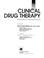 Cover of: Clinical drug therapy