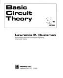 Cover of: Basic circuit theory | Lawrence P. Huelsman