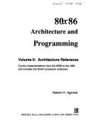 Cover of: 80x86 architecture and programming