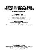 Cover of: Drug therapy for behavior disorders: an introduction