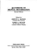 Cover of: Handbook of mental retardation