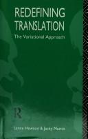 Cover of: Redefining translation: the variational approach
