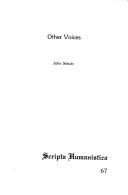 Cover of: Other voices | 