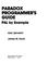 Cover of: Paradox programmer's guide