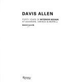 Cover of: Davis Allen: forty years ofinterior design at Skidmore, Owings & Merrill
