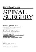 Cover of: Complications in spinal surgery
