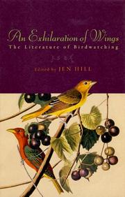 Cover of: An Exhilaration of Wings: The Literature of Birdwatching