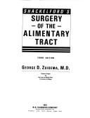 Cover of: Shackelford's surgery of the alimentary tract by [edited by] George D. Zuidema.