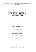 Cover of: Schizophrenia research