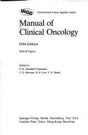 Cover of: Manual of clinical oncology