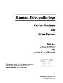 Cover of: Human paleopathology by edited by Donald J. Ortner and Arthur C. Aufderheide.