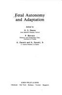 Cover of: Fetal autonomy and adaptation