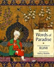 Cover of: Words of Paradise (Sacred Wisdom) by Raficq Abdulla