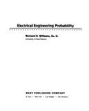 Cover of: Electrical engineering probability by Williams, Richard H., Williams, Richard H.