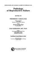 Cover of: Pathology of reproductive failure