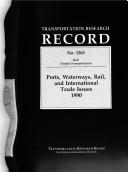 Cover of: Ports, waterways, rail, and international trade issues, 1990. | 