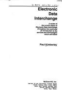 Cover of: Electronic data interchange
