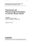 Nutritional and pharmacological strategies in chronic renal failure by International Meeting on Nutritional and Pharmacological Strategies in Chronic Renal Failure (1989 Chieti, Italy)