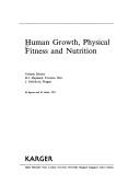 Cover of: Human growth, physical fitness, and nutrition | 