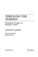 Cover of: Through the tempest: theological voyages in a pluralistic culture