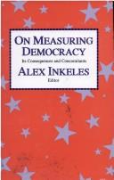 Cover of: On measuring democracy by edited by Alex Inkeles.