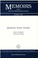 Cover of: Quantum linear groups