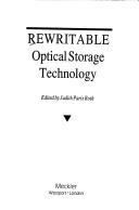 Cover of: Rewritable optical storage technology