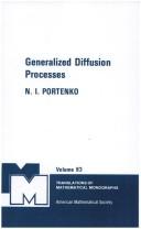 Cover of: Generalized diffusion processes