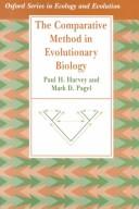 Cover of: comparative method in evolutionary biology | Paul H. Harvey
