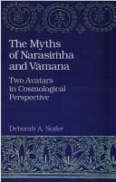 Cover of: The myths of Narasiṁha and Vāmana by Deborah A. Soifer