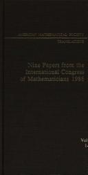 Cover of: Nine papers from the International Congress of Mathematicians 1986