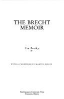 Cover of: The Brecht memoir