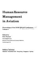 Cover of: Human resource management in aviation