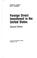Cover of: Foreign direct investment in the United States