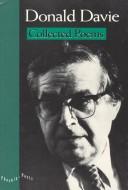 Cover of: Collected poems | Davie, Donald.