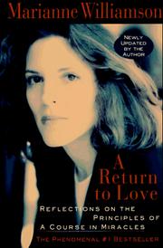 Cover of: A return to love by Marianne Williamson