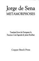 Cover of: Metamorphoses