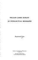 Cover of: William James Durant | Frey, Raymond