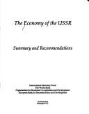 The Economy of the USSR by European Bank for Reconstruction and Development