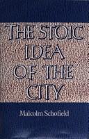 Cover of: The Stoic idea of the city